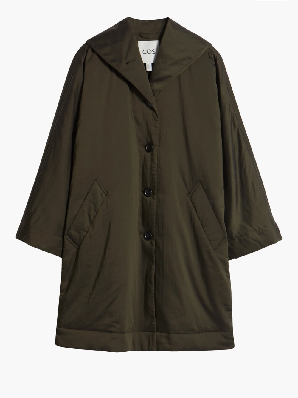 Sold Out COS Oversize Shawl Collar Padded Coat